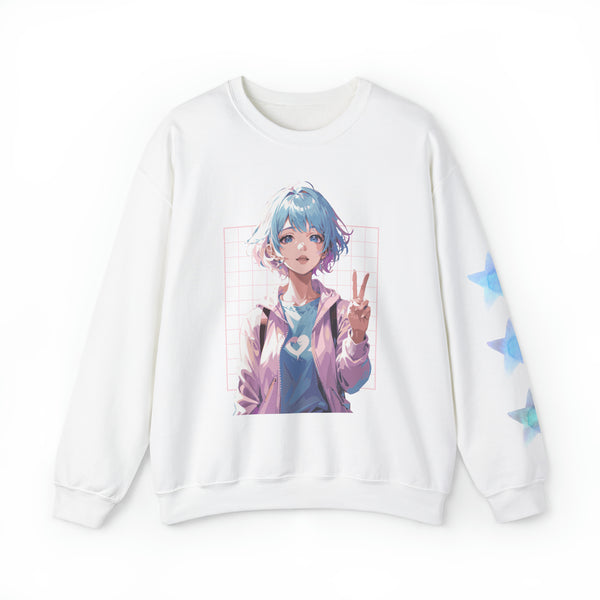 Travel the World Anime Girl Sweatshirt