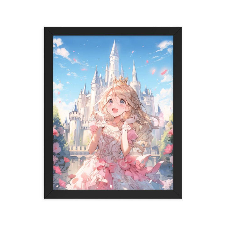 Princess Song in the Garden Anime Poster with Frame - PlayWhatever