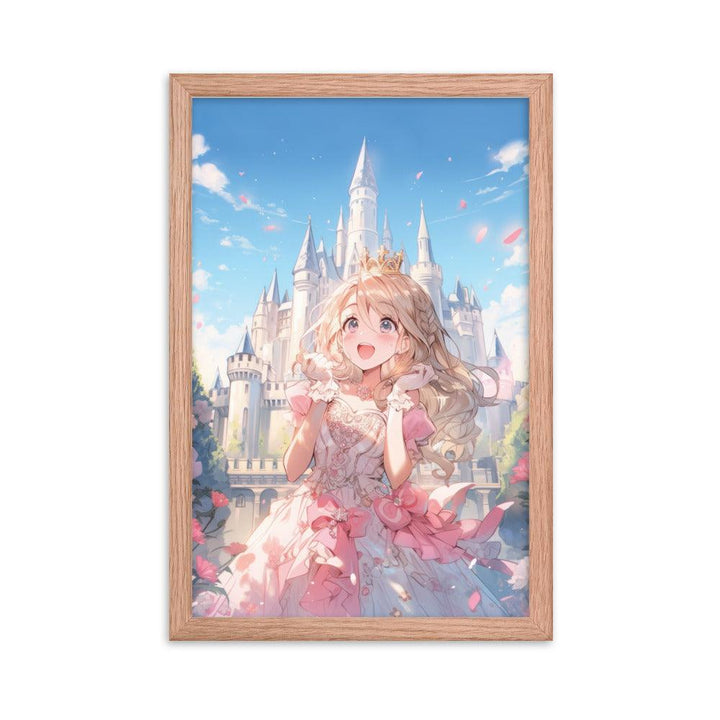 Princess Song in the Garden Anime Poster with Frame - PlayWhatever