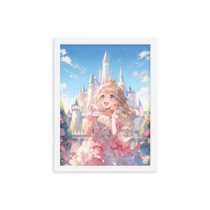 Princess Song in the Garden Anime Poster with Frame - PlayWhatever