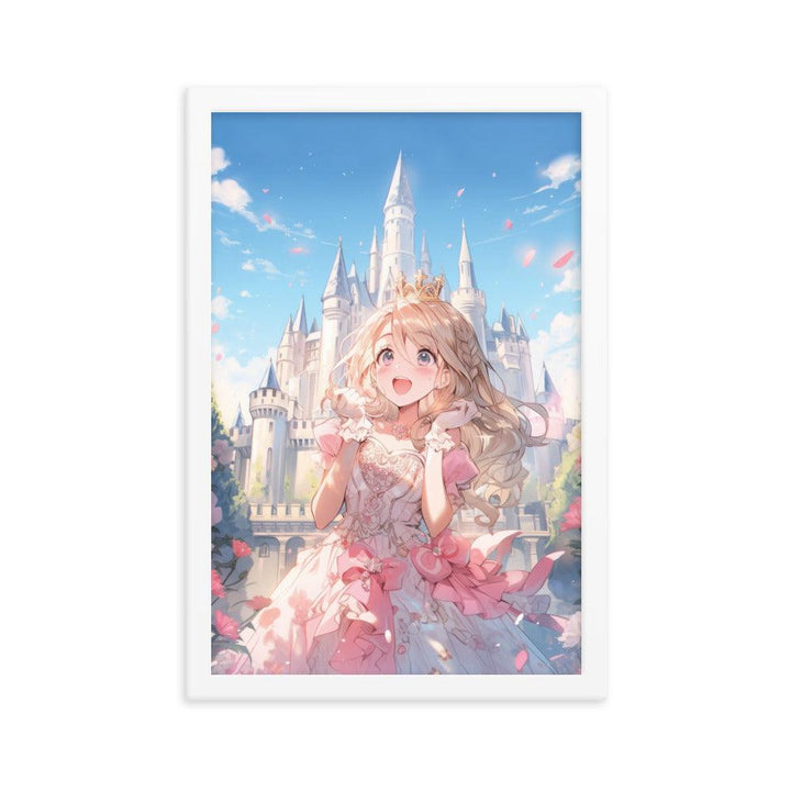 Princess Song in the Garden Anime Poster with Frame - PlayWhatever