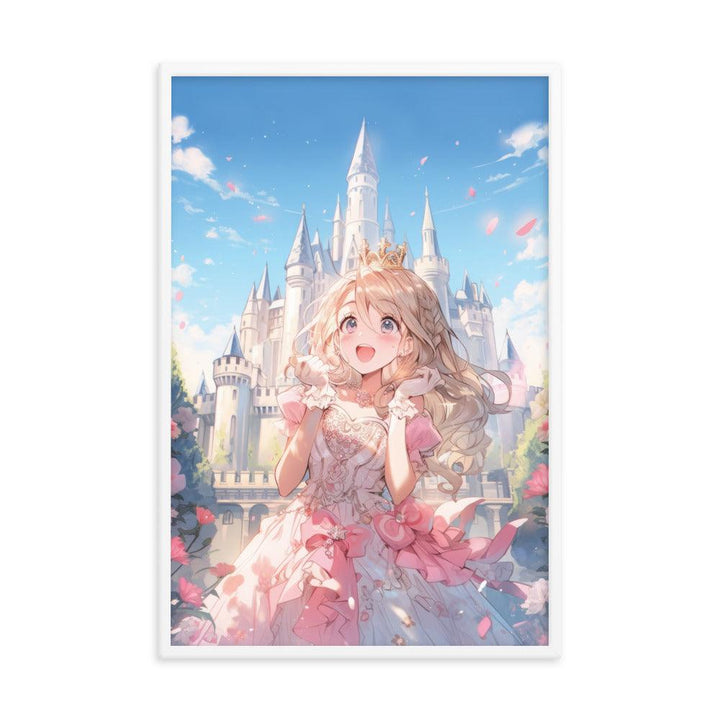 Princess Song in the Garden Anime Poster with Frame - PlayWhatever