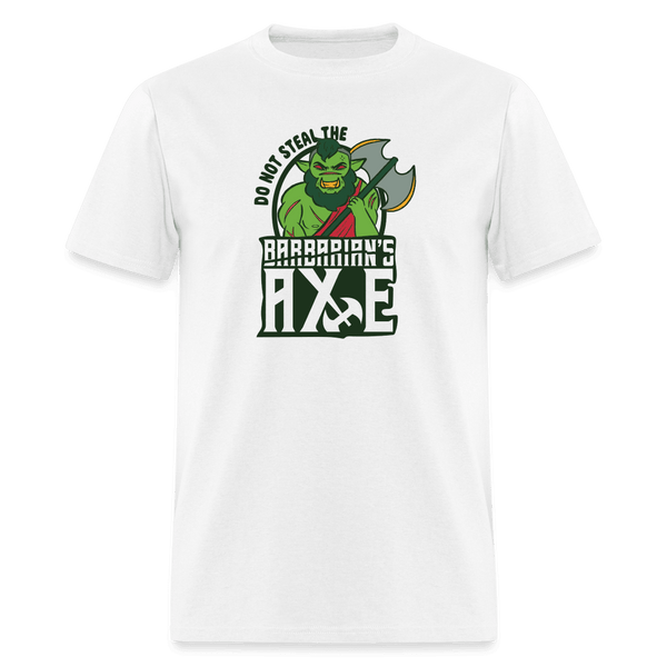 Barbarin Axe T-Shirt - white