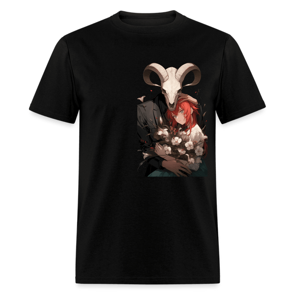 Magus Bride Anime Goth Couple Unisex T-Shirt - black