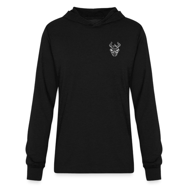 Dragon Roll Spell Unisex Long Sleeve Hoodie - black