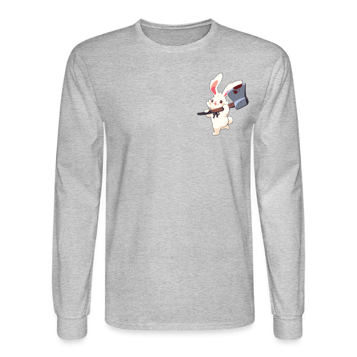 Chop Chop Little Bubble Long Sleeve T-Shirt - heather gray