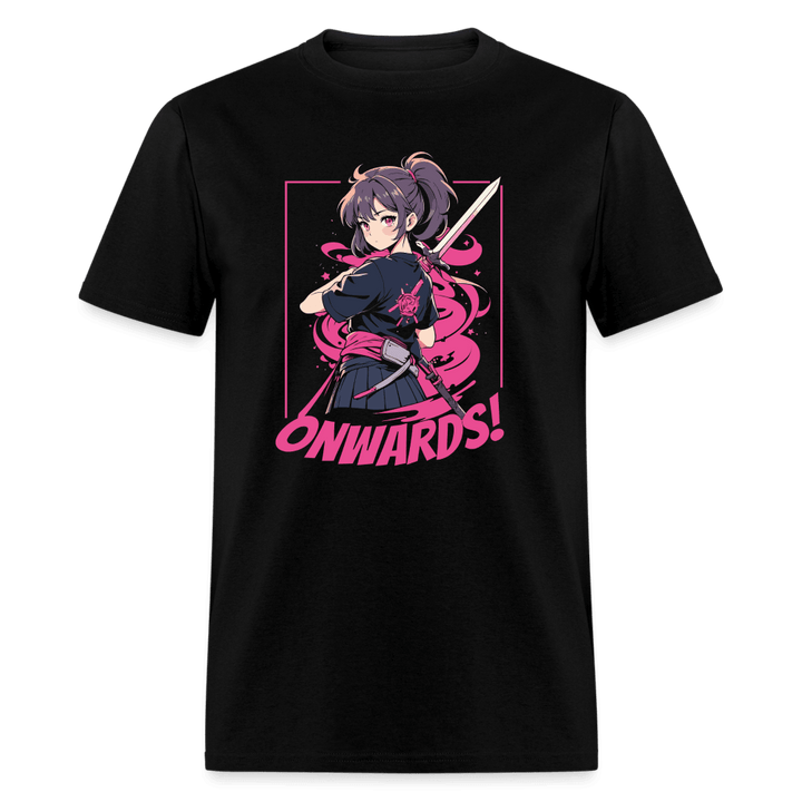 Onward! Anime Sword Girl Unisex T-Shirt - black