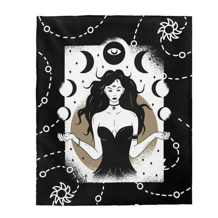 Asura Moon Goddess Blanket - PlayWhatever