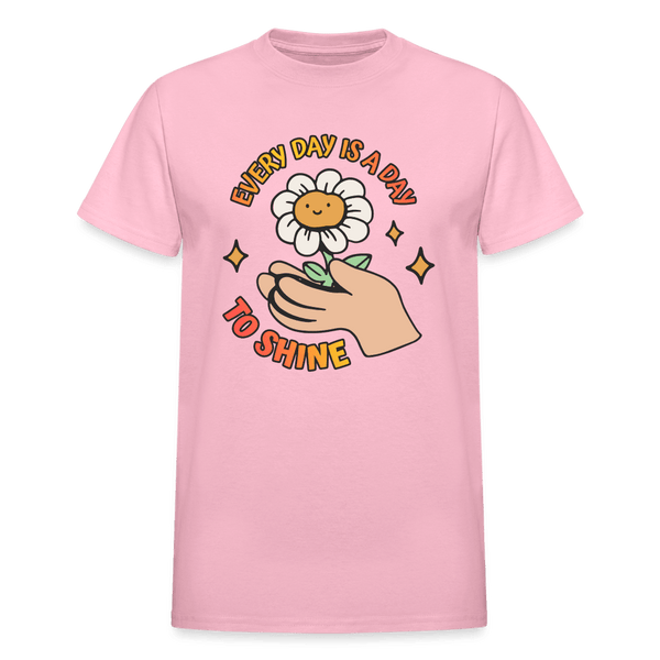 Every Day Is a Day to Shine Cute Shirt - light pink